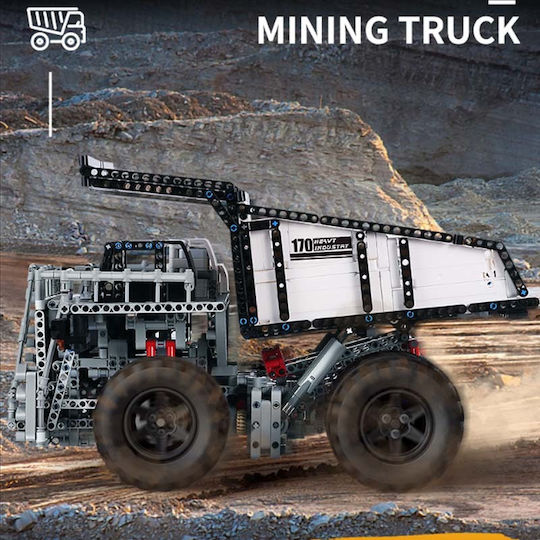 Mould King Τουβλάκια RC Mining Truck για 14+ Ετών 2000τμχ