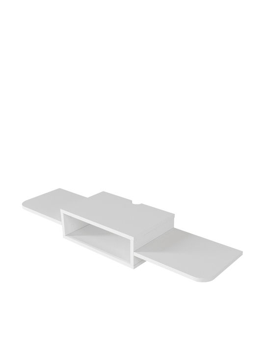 Stand TV Toby Alb L120xA29.6xÎ15.6cm
