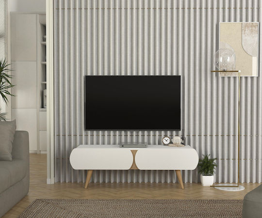 Stand TV Elody Ecru L120xA31.7xÎ42cm