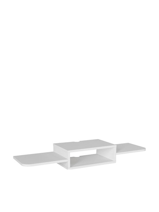Stand TV Toby Alb L120xA29.6xÎ15.6cm