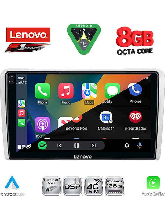 Lenovo Car Audio System for Opel Antara 2006+ (Bluetooth/USB/WiFi/GPS/Apple-Carplay/Android-Auto) with Touch Screen 9"