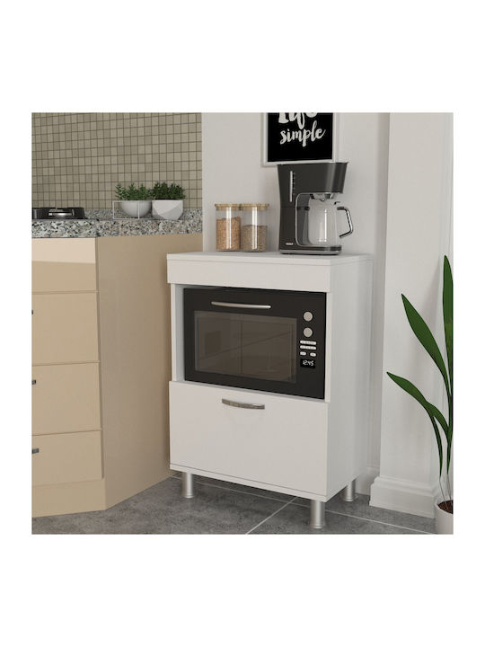 Bodenstehender Schrank Weiß 60x35.5x86.3cm