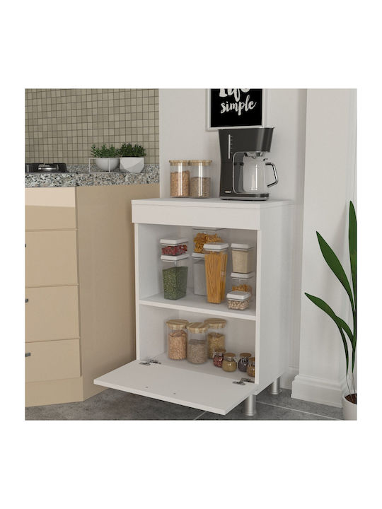 Bodenstehender Schrank Weiß 60x35.5x86.3cm
