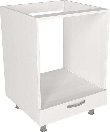 Ντουλάπι Κάτω Φούρνου Λευκό 60x58.8x85εκ.