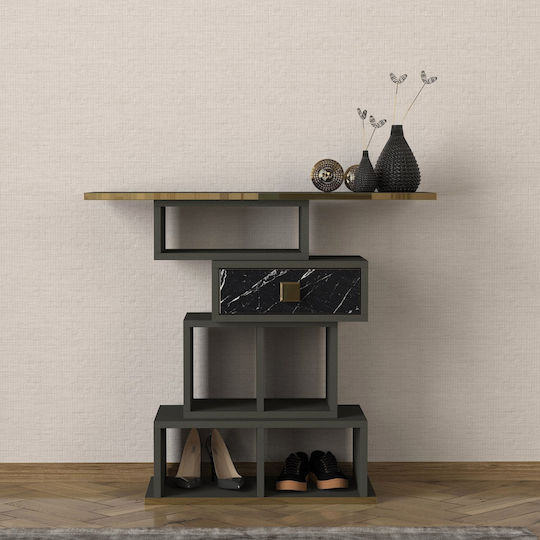 Мебел за антре Антрацит 90x30x80см