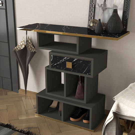 Мебел за антре Антрацит 90x30x80см