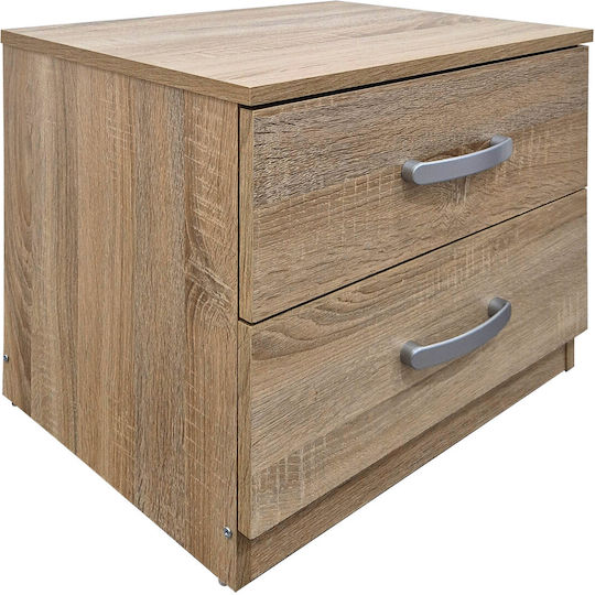 Set de Dormitor Athos Sonoma cu Saltea 90x190buc 3buc