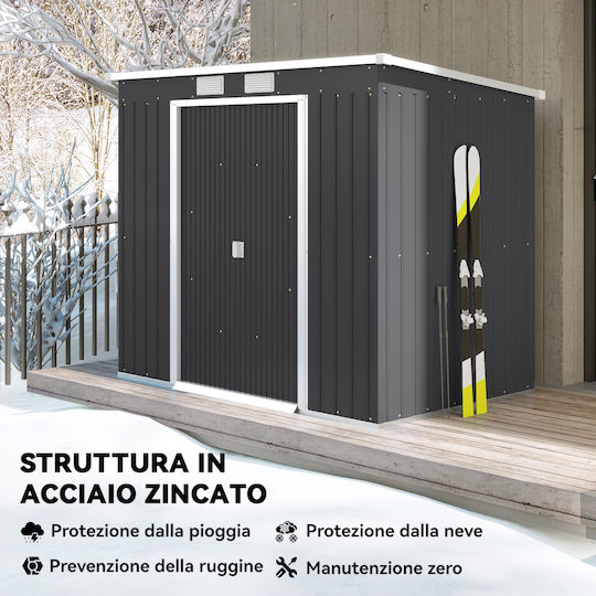 Depozit Metalic De Grădină L2.13xLățime1.3xÎnălțime1.72m