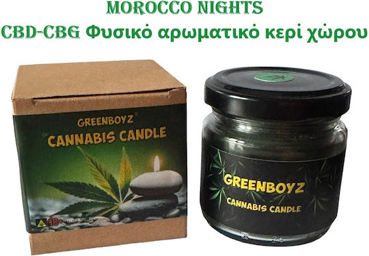 Morocco Nights CBD-CBG Natural Aromatic Room Candle