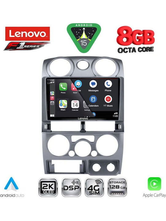 Lenovo Car Audio System Isuzu D-Max 2008-2012 (Bluetooth/USB/WiFi/GPS/Apple-Carplay/Android-Auto) with Touch Screen 9"