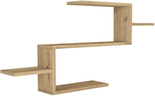 Wall Shelf Twist Brown 101x15x49cm