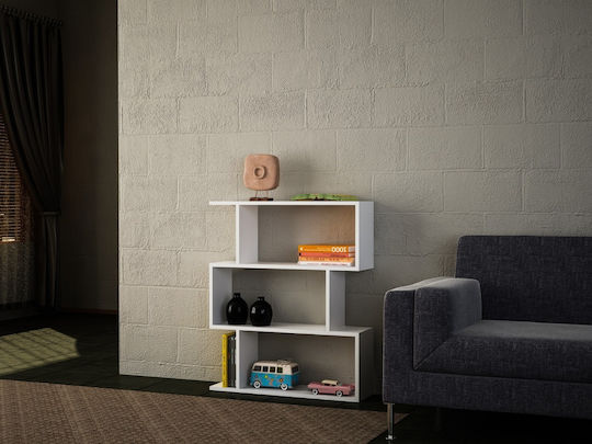 Bibliotecă Karrusel Albă 80x22x95.7cm