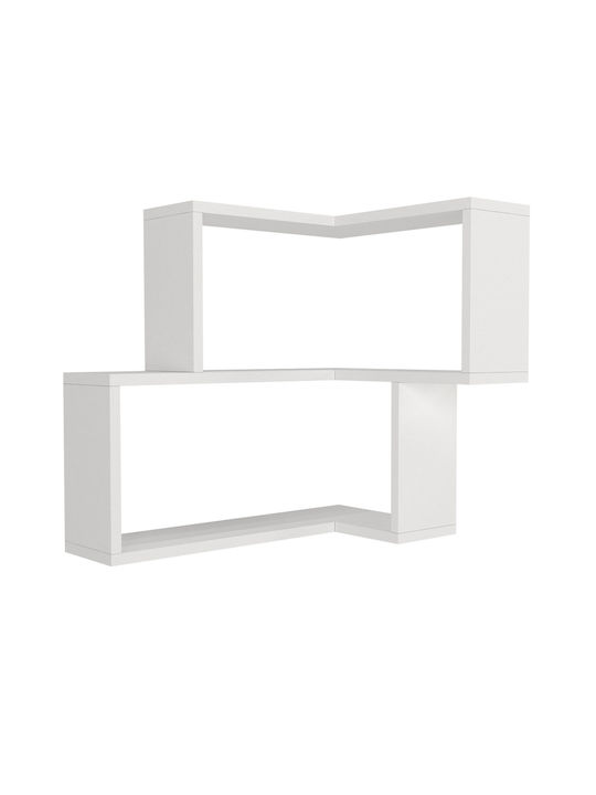 Eckregal Wand White 60x45x55cm