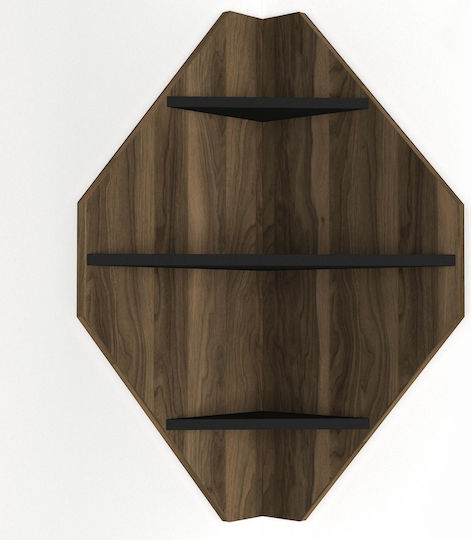 Corner Shelf Wall 40x40x90cm Brown Corner Shelf Wall 40x40x90cm Brown