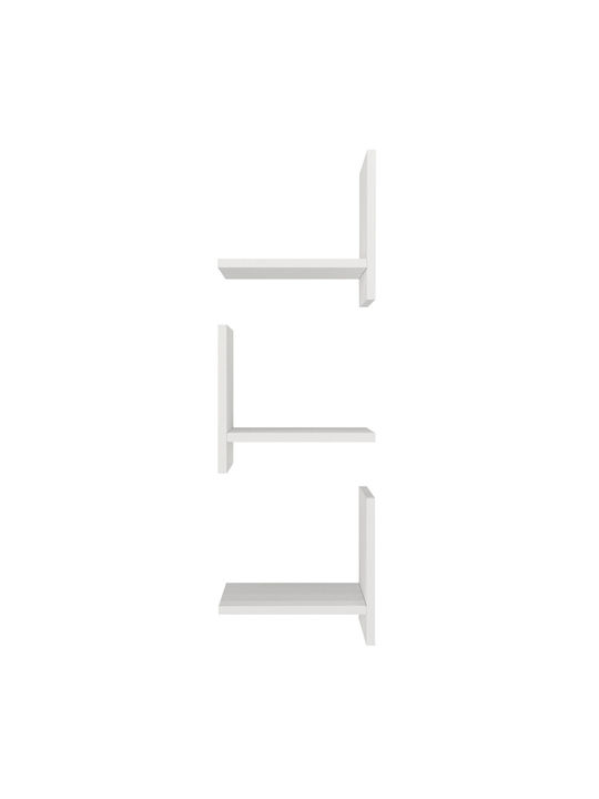 Shelf Wall White 32x22x90cm