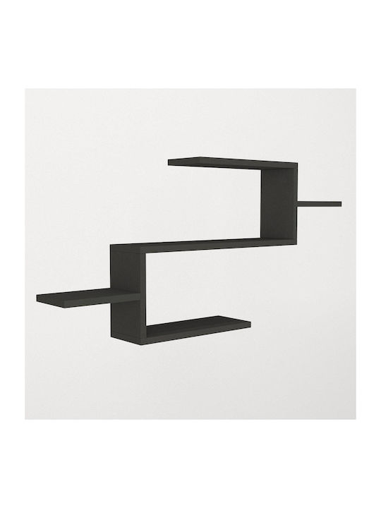 Raft Perete Twist Anthracite 101x15x49cm