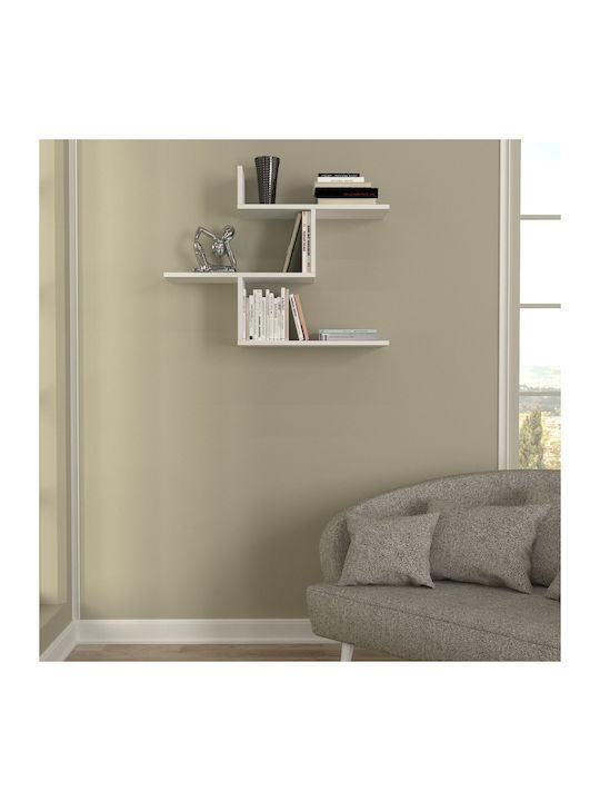 Shelf Wall White 89x22x71cm