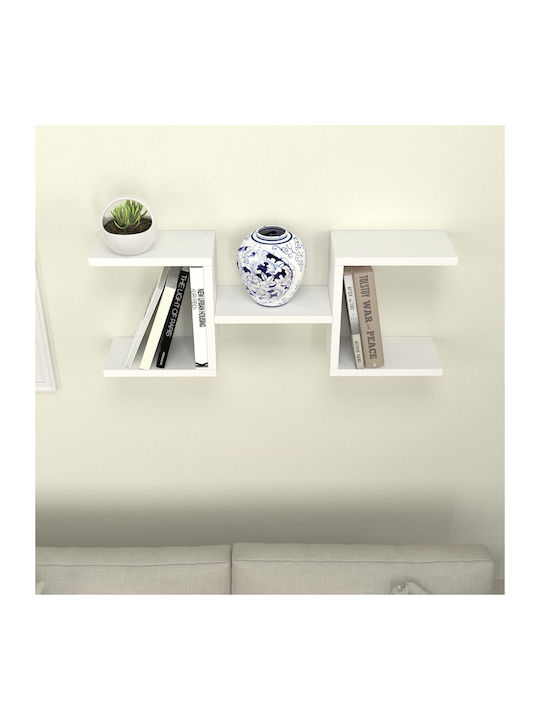 Raft Perete Alb 75x15x29cm