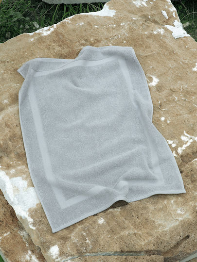 Nima Bath Mat Cotton Volcano Medium Gray 50x75cm