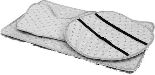 Vilde Rutschfest Set Badematten Synthetisch,Polyester/Cotton/Leather Toilette 569702 Grey 3Stück