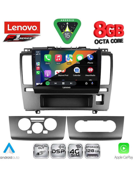 Lenovo Car Audio System for Nissan Tiida 2004 (Bluetooth/USB/WiFi/GPS/Apple-Carplay/Android-Auto) with Touch Screen 9"