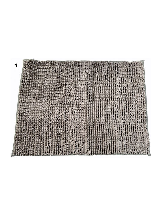 TnS Πατάκι Μπάνιου Microfiber 39-950-1707 Καφέ 50x70εκ.
