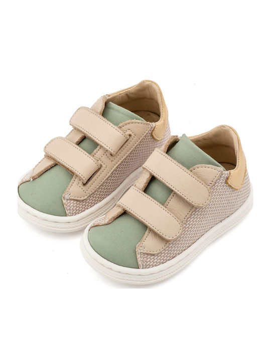 Babywalker Beige Baptism Fabric Sneakers