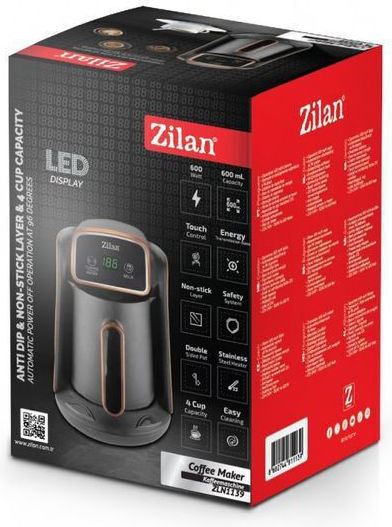 Zilan Elektrische griechische Kaffeekanne 600W με Χωρητικότητα 600ml