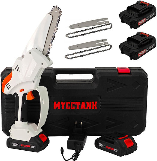 DDT Fierăstrău cu acumulator 2x2Ah 24V cu lamă 18.5cm