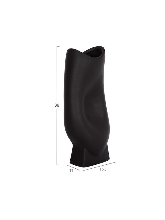 HomeMarkt Διακοσμητικό Σπίτι Glaze από Κεραμικό Υλικό 1x12x38cm