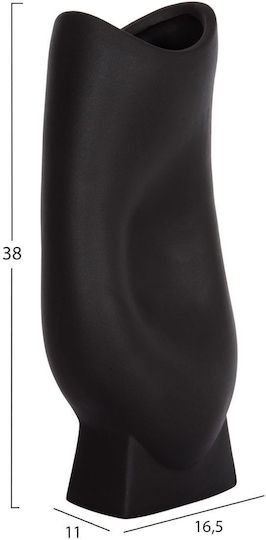 HomeMarkt Διακοσμητικό Σπίτι Glaze από Κεραμικό Υλικό 1x12x38cm