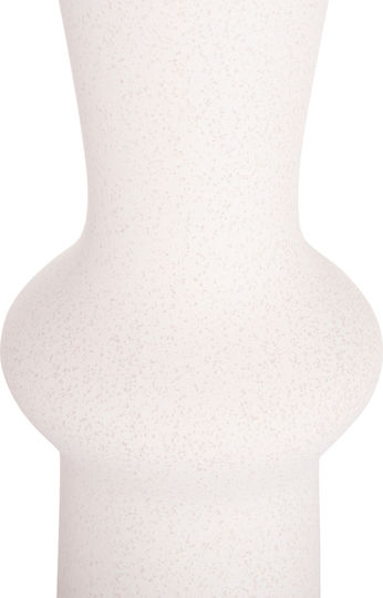 Homemarkt Επιτραπεζιο Κεραμικο Διακοσμητικο Scepter Hm4637.01 Κρυσταλλικο Υπολευκο Φ14x50υεκ