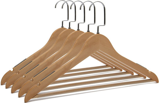UnicUtil Umeraș pentru Dulap pentru pantaloni Lemn Bej UUUM29X10 10buc
