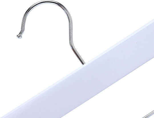 UnicUtil Umeraș pentru Dulap pentru pantaloni Lemn Albă UUUM45X5 5buc