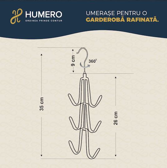 Humero Umeraș pentru Dulap pentru curele Metal 4buc