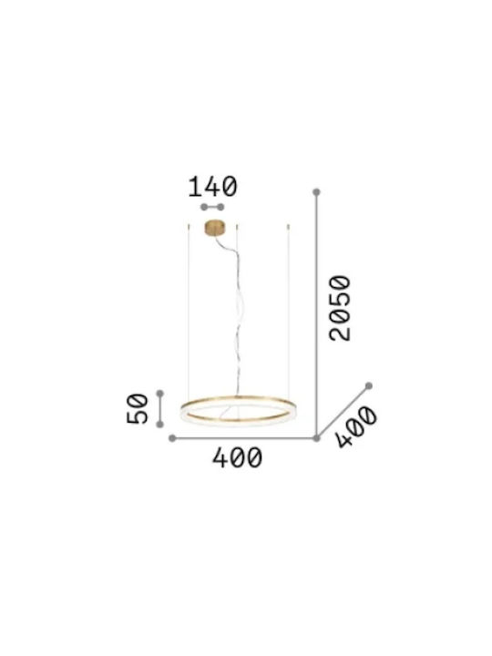 Ideal Lux Lustră 40cm.