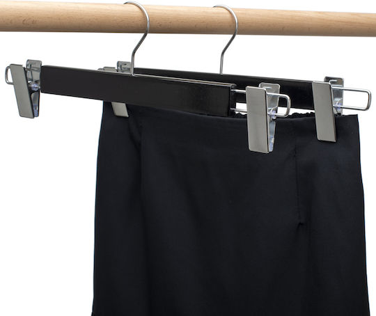 UnicUtil Umeraș pentru Dulap pentru pantaloni Lemn Neagră UUUM41X10 10buc UnicUtil Umeraș pentru Dulap pentru pantaloni Lemn Neagră UUUM41X10 10buc
