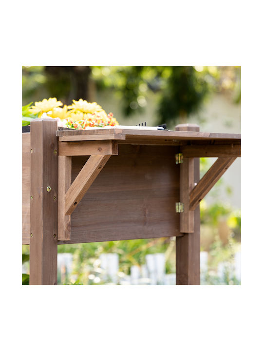 Outsunny Planter Box Lemn 123x54x87cm.