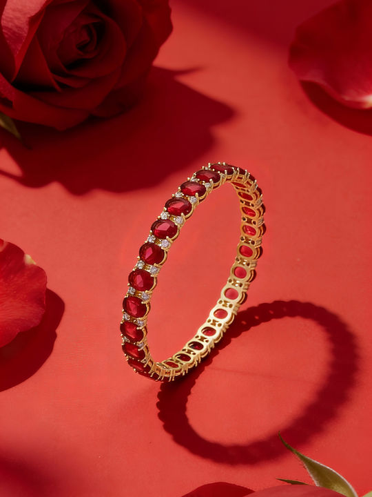 Chrysothemiss Brățară Pentru Femei Ruby Allure Ruby Pietre Sintetice Zircon