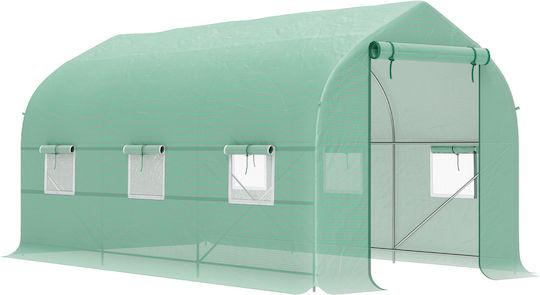 Outsunny 845-497GN Θερμοκήπιο με Μεταλλικό Σκελετό 4x2x2m