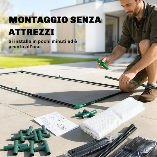 Outsunny 845-305V01 Θερμοκήπιο Τούνελ 2x1x0.8m