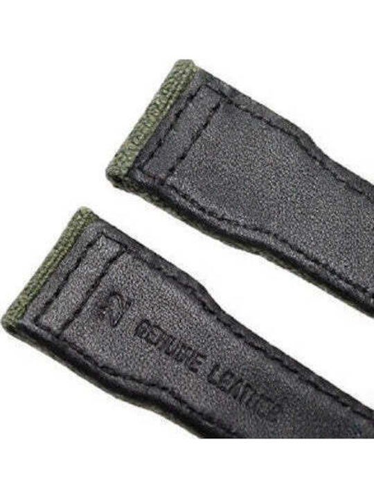 Riemen aus Stoff Schwarz 22mm