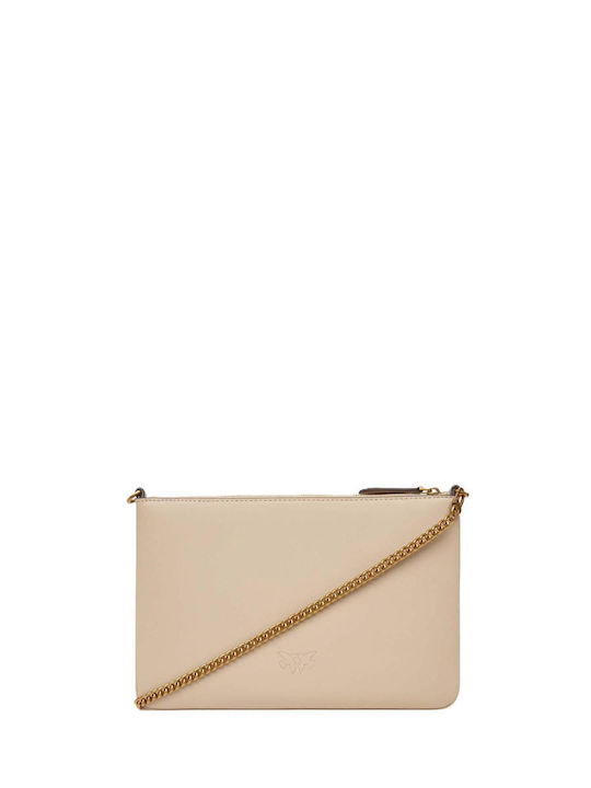Pinko Flat Classic Γυναικεία Τσάντα Δερμάτινη