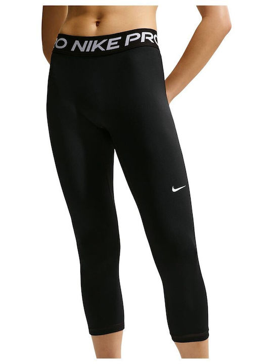 Dri-Fit Mid-Rise Training Women's Cropped Leggings Black