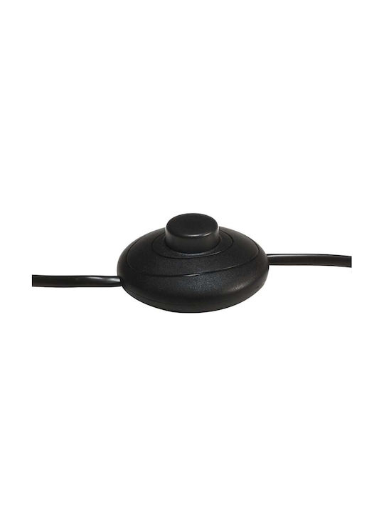 vidaXL Vintage Floor Lamp with Socket for Bulb E27 Black