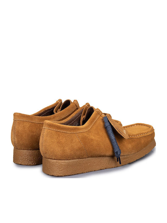 Wallabee Мъжки мокасини в Кафяв цвят