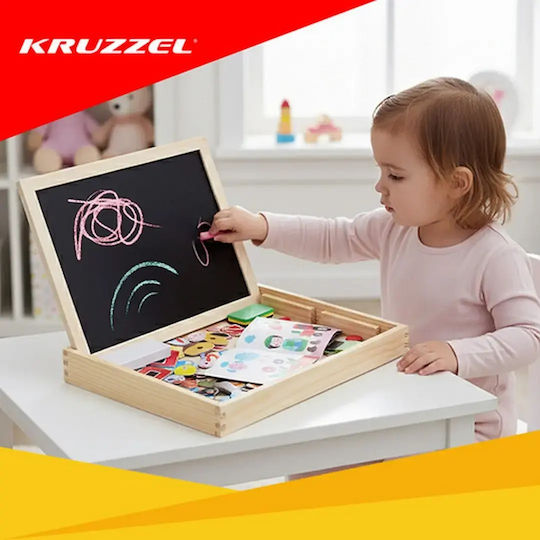 Kruzzel Πίνακας Μαγνητικός Διπλής Όψης