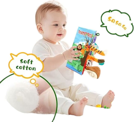 Queen Mother Fabric Activity Book for 6+ Months Various Designs 1pc