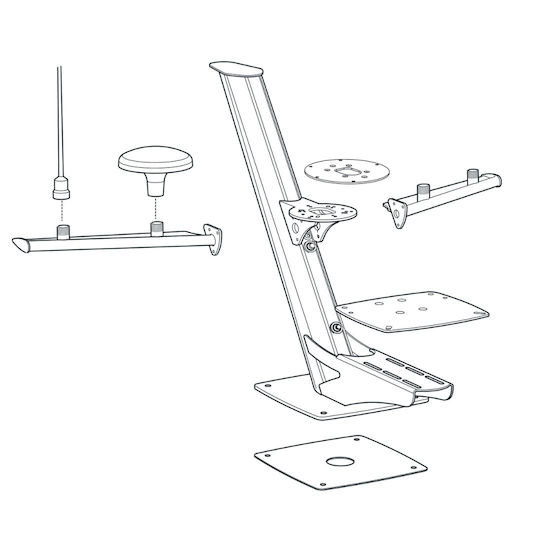 Ptm-r1-2 Slim Radar Mount