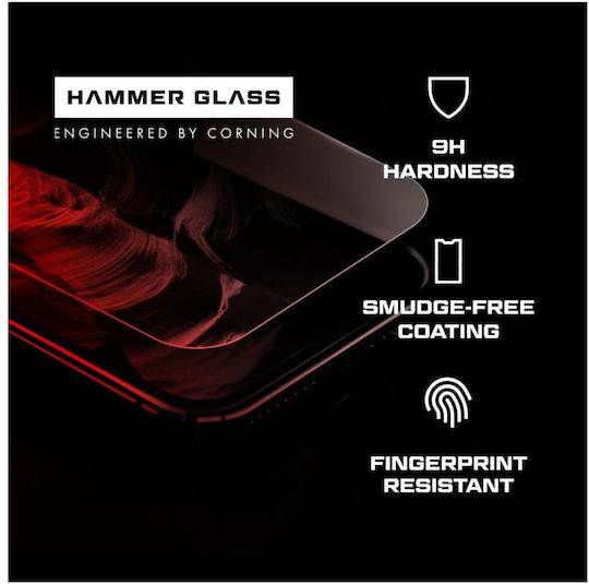 Tempered Glass Hammer Glass Apple Iphone 16 Pro Corning 1 Τεμ